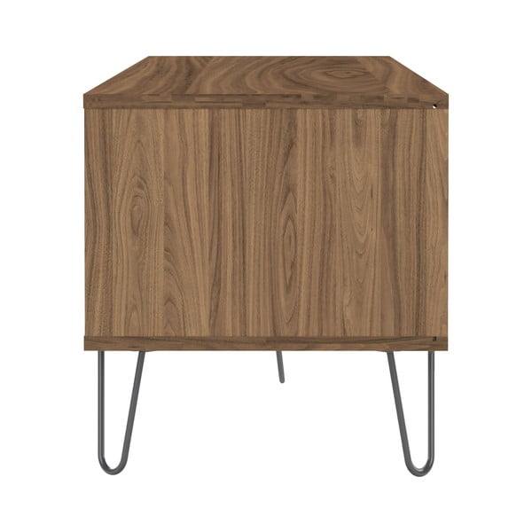 Kremowa szafka pod TV w dekorze orzecha 165x44 cm Aero − TemaHome -image-4