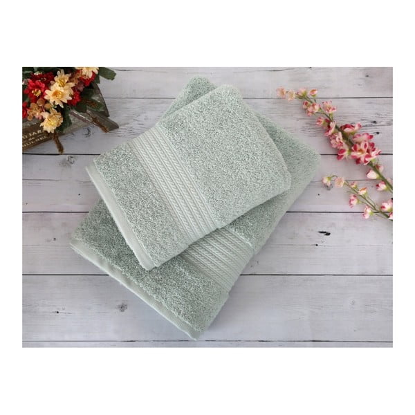 Miętowy ręcznik Irya Home Egyptian Cotton, 70x130 cm