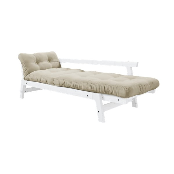 Sofa rozkładana Karup Design Step White/Beige-image-3