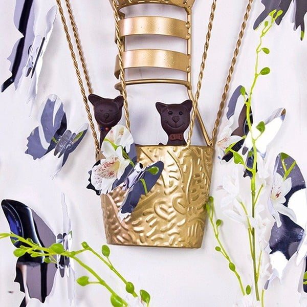 Zestaw 12 naklejek 3D Ambiance Mirror Butterflies-image-2