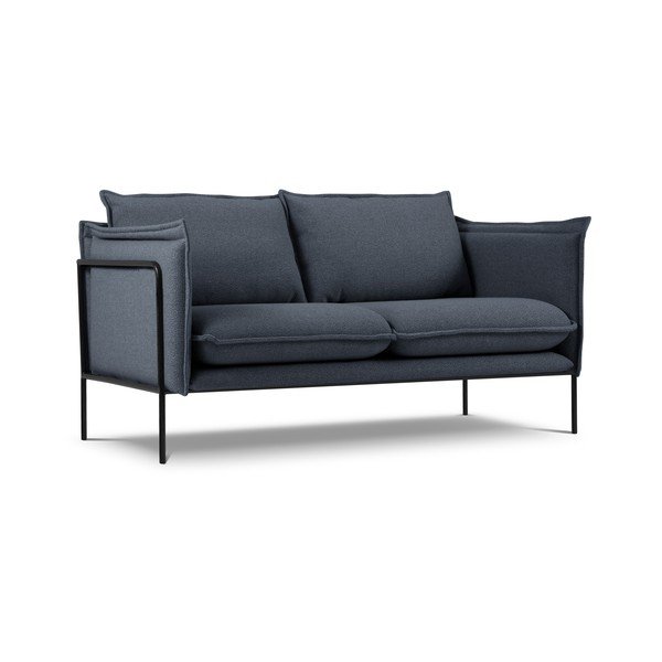 Ciemnoniebieska sofa Interieurs 86 Andrea, 145 cm-image-1