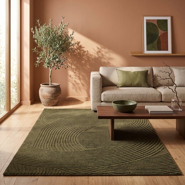 Zielony dywan 200x290 cm Zephyr – ESTE-image-3