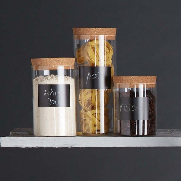 Szklany pojemnik na żywność na żywność Natural Elements – Kitchen Craft-image-1