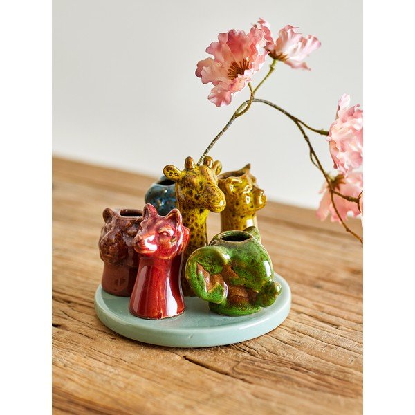 Kamionkowy wazon (wysokość 10,5 cm) Piero – Bloomingville-image-1