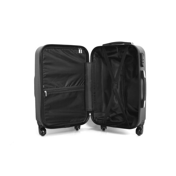 Ciemnoszara walizka na kółkach Hero Maroko, 37 l-image-1