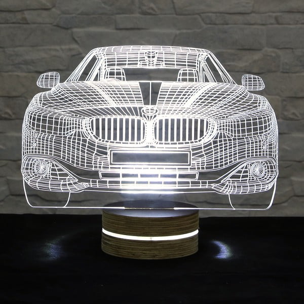 Lampa 3D stołowa Cool Car
