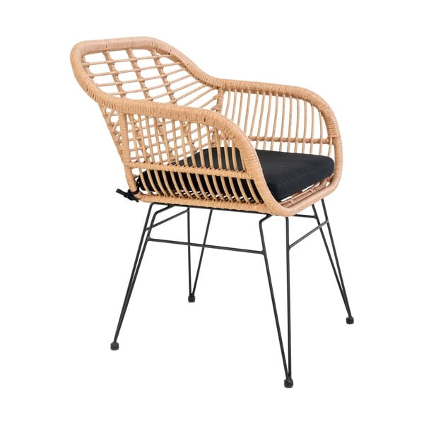 Zestaw 2 foteli ogrodowych ze sztucznego rattanu House Nordic Trieste-image-3