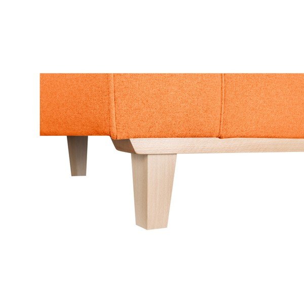 Pomarańczowa sofa 3-osobowa Kooko Home Jazz-image-4