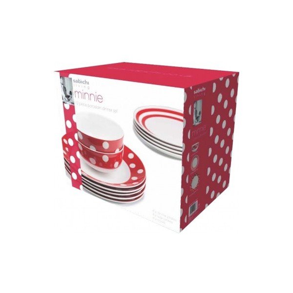 Zestaw porcelanowy Minnie, 12 szt.-image-2
