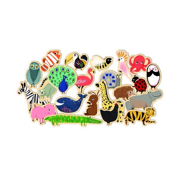 Magnesy dziecięce Djeco Zwierzęta z ZOO-image-2