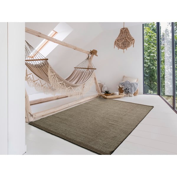 Brązowy wełniany dywan Universal Kiran Liso, 160x230 cm-image-1