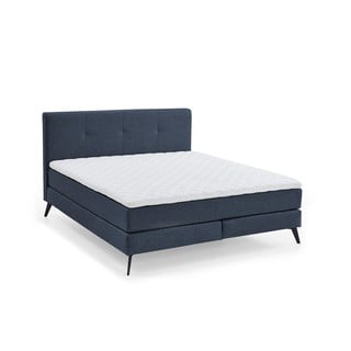 Niebieskie łóżko boxspring 180x200 cm Jona – Meise Möbel