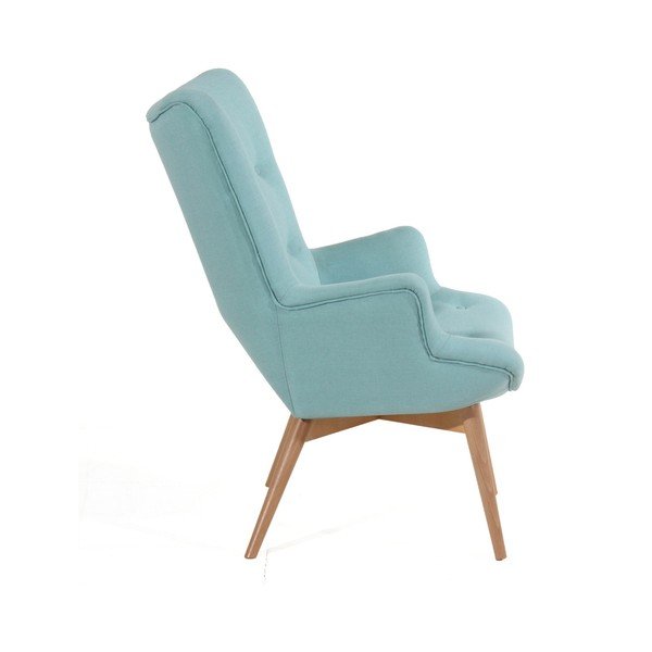 Turkusowy fotel Max Winzer Aiko-image-4