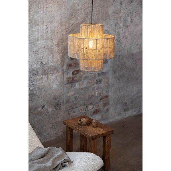 Lampa wisząca z kloszem z juty ø 40 cm Soga – Markslöjd-image-3