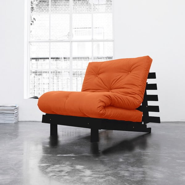 Fotel rozkładany Karup Roots Wenge/Orange