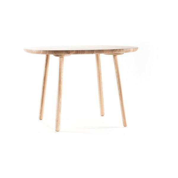 Naturalny stół do jadalni z litego drewna EMKO Naïve, ⌀ 110 cm-image-4