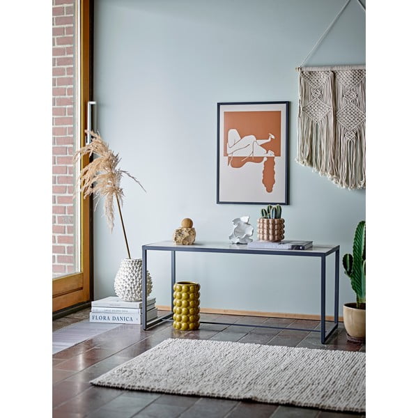 Kremowy kamionkowy ręcznie wykonany wazon Spikey – Bloomingville-image-4