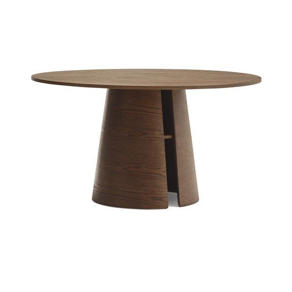 Okrągły stół w dekorze jesionu ø 137 cm Cep – Teulat-image-1