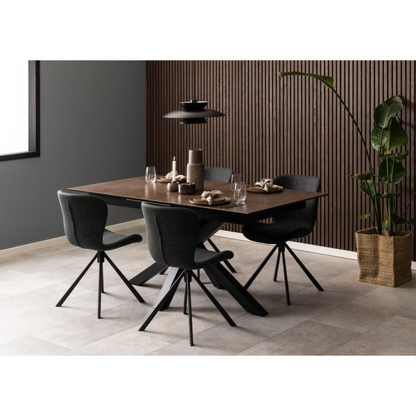 Ciemnoszare krzesła zestaw 2 szt. Batilda – Actona-image-2