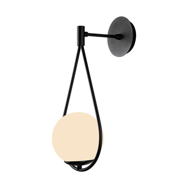 Czarny kinkiet ø 15 cm Arch – Squid Lighting