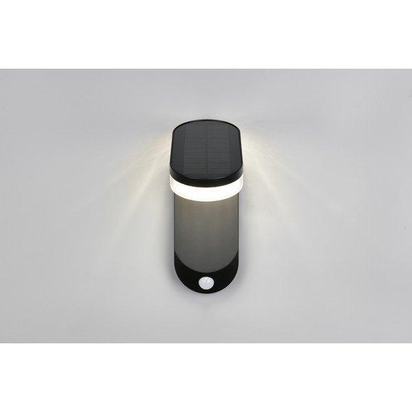 Zewnętrzna solarna lampa ścienna LED (wysokość 26 cm) Lagoas – Trio-image-3