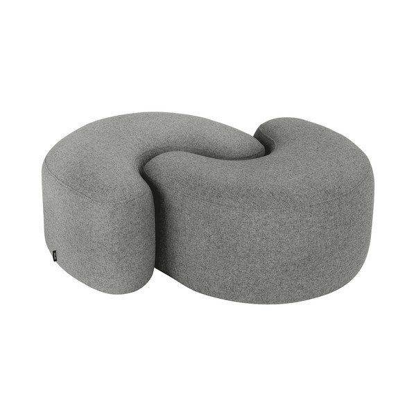 Szary wełniany puf Ü – noo.ma-image-3