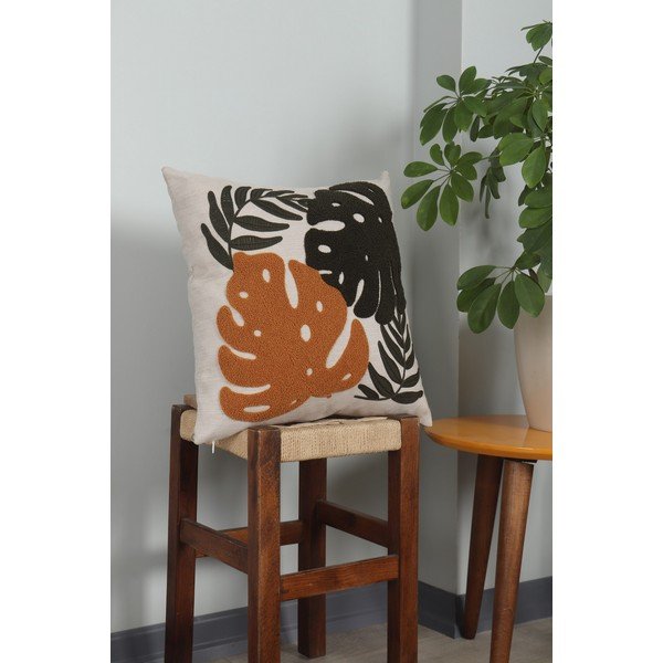 Lniana poduszka dekoracyjna 43x43 cm – Mioli Decor-image-2