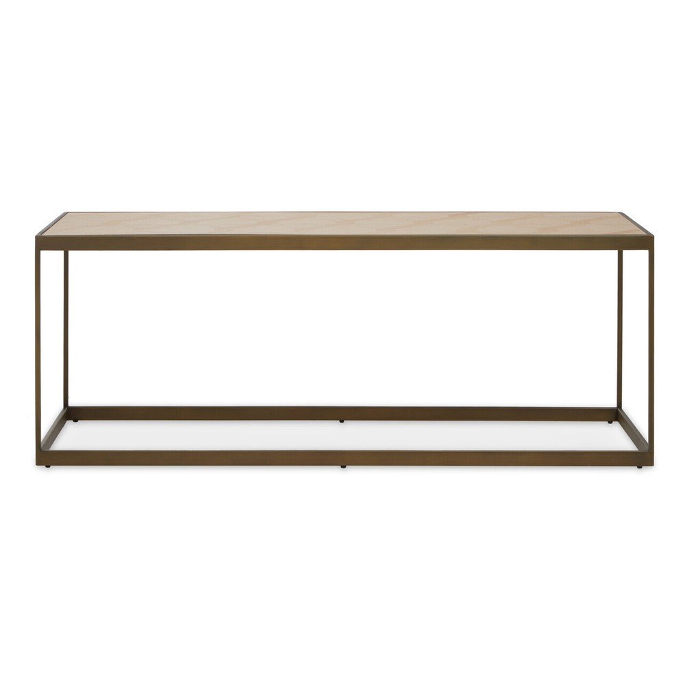 Brązowy/w naturalnym kolorze stolik z blatem w dekorze dębu 40x120 cm Grenoble – Premier Housewares (zdjęcie 8)