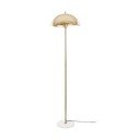 Lampa stojąca w kolorze złota z metalowym kloszem (wysokość 154 cm) Waved – Leitmotiv