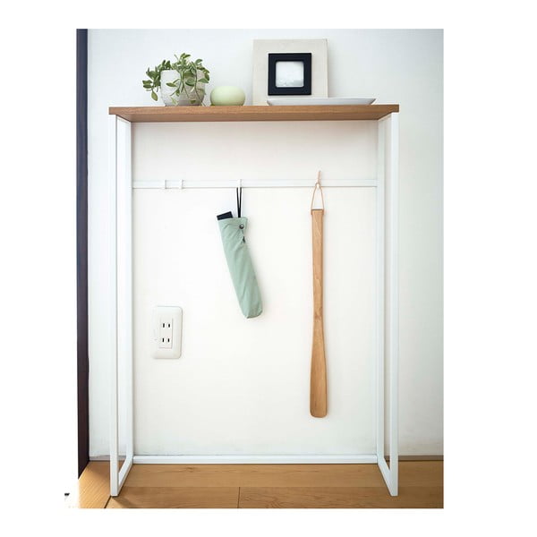 Biało-jasnobrązowa konsola 18.5x60 cm Tower – YAMAZAKI-image-2