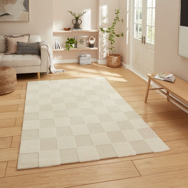 Kremowy dywan 120x170 cm Elio Cream – Think Rugs-image-1