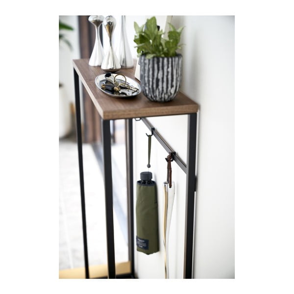 Czarna konsola 18.5x60 cm Tower – YAMAZAKI-image-2