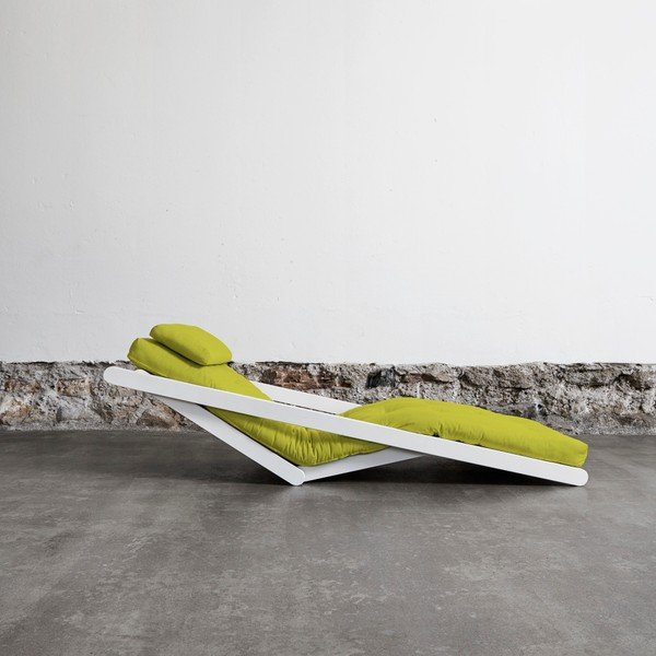 Szezlong rozkładany Karup Figo White/Pistacie-image-2