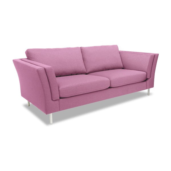 Rózowa sofa dwuosobowa VIVONITA Connor