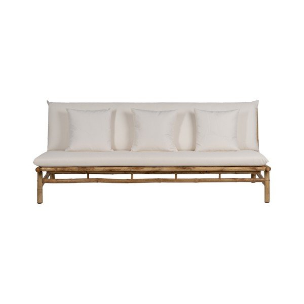 Biała sofa 200 cm Bamboo – Ixia
