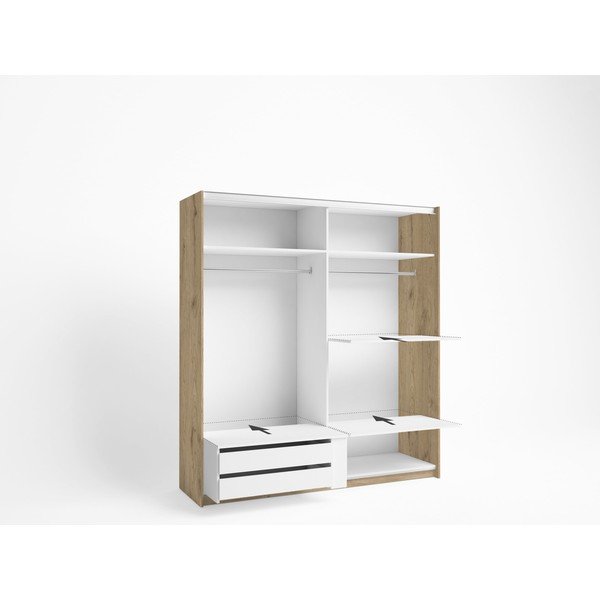 Biała niska komoda 88x35 cm Brisa – Marckeric-image-1