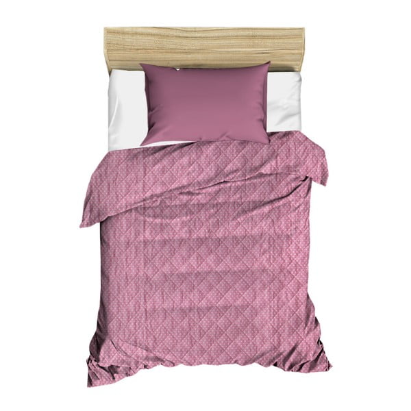 Fioletowa pikowana narzuta na łóżko Cihan Bilisim Tekstil Amanda, 160x230 cm