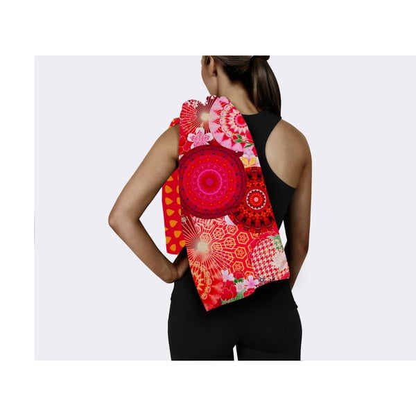 Czerwony ręcznik plażowy szybkoschnący 50x100 cm – HIP-image-2