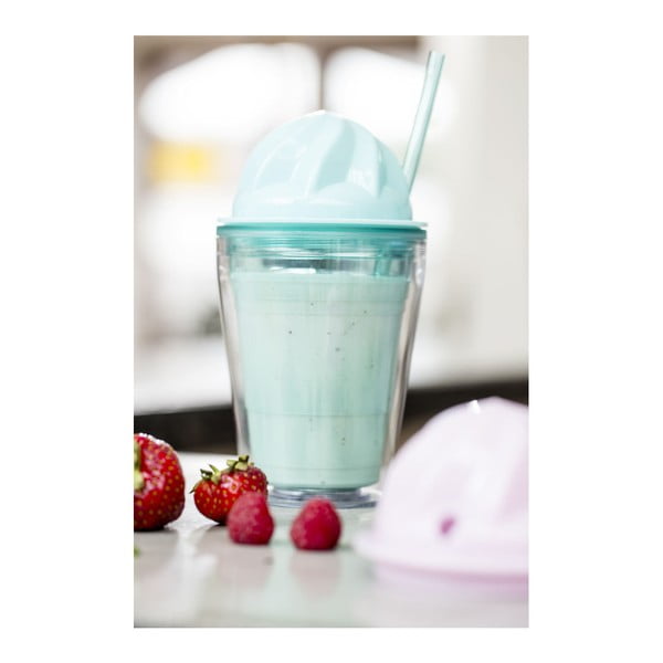 Zielony kubek do mlecznych koktajli Sagaform, 350 ml-image-3