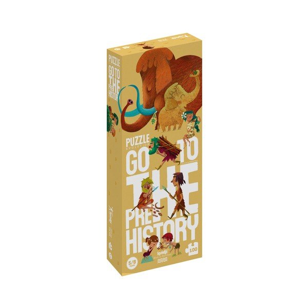 Puzzle Podróż do prehistorii Londji, 100 elementów