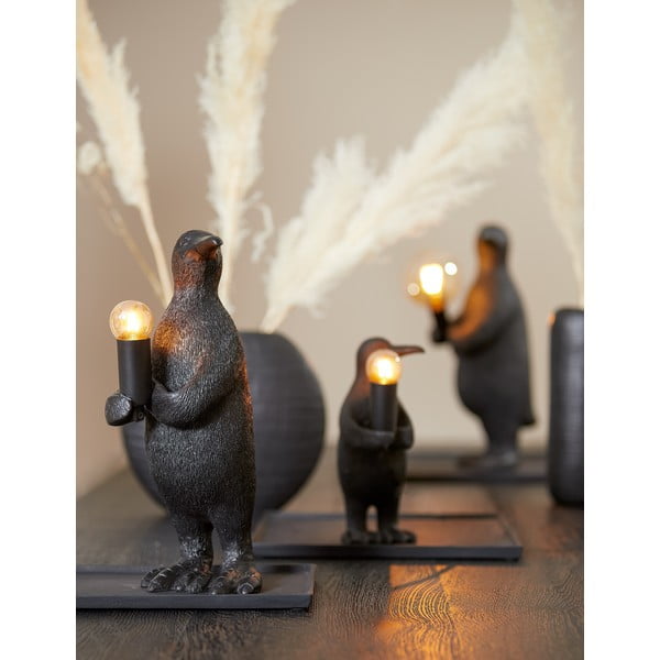 Lampa stołowa w kolorze matowej czerni (wysokość 24 cm) Penguin – Light & Living-image-2
