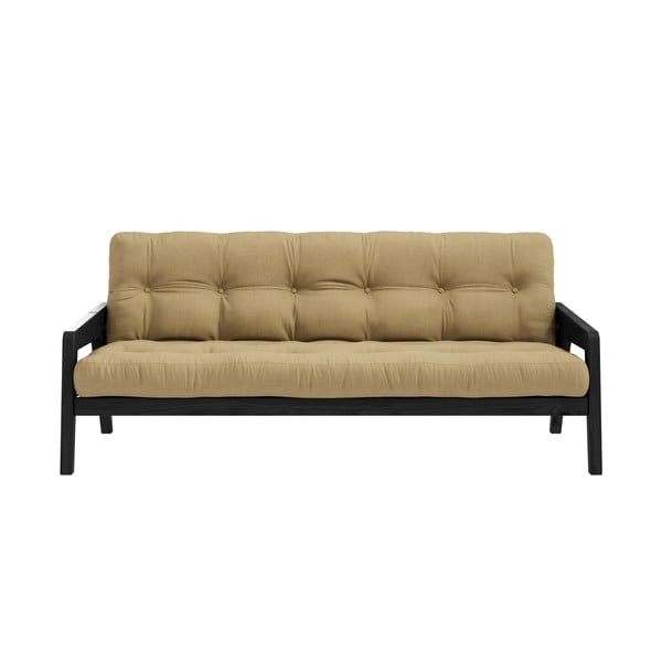 Sofa wielofunkcyjna Karup Design Grab Black/Wheat Beige