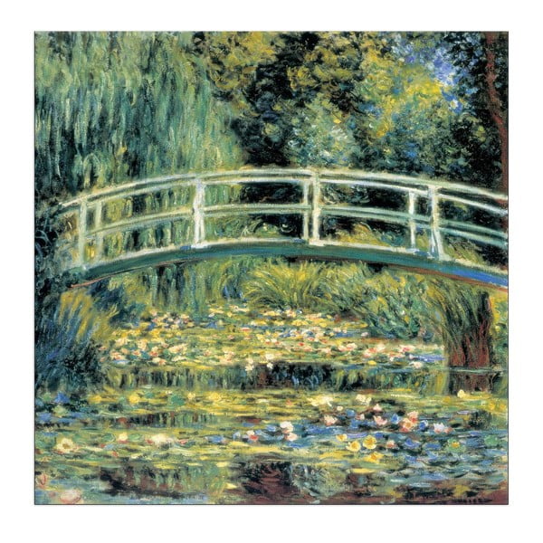 Obraz Claude Monet - Le pont japonais, 30x30 cm