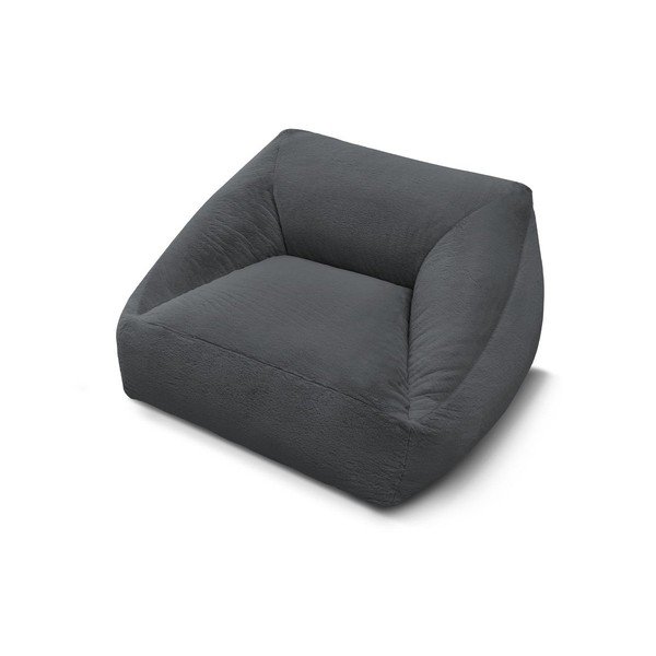 Ciemnoszary worek do siedzenia z imitacji futra Lilibet – Bobochic Paris-image-3