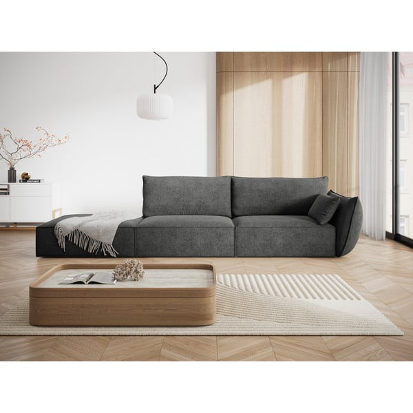 Szary szezlong (prawostronny) Vanda – Mazzini Sofas-image-1