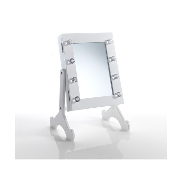 Lustro z oświetleniem kosmetyczne 29x44 cm Coffer Lux LED – Tomasucci-image-3