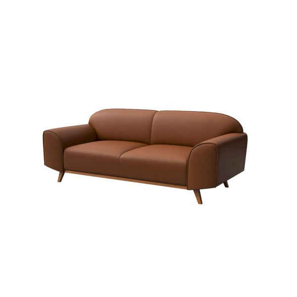 Koniakowa skórzana sofa 193 cm Nesbo – MESONICA-image-2