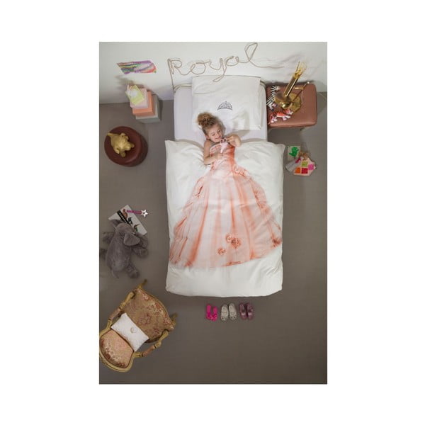 Bawełniana pościel jednoosobowa Princess 140x200 cm-image-1
