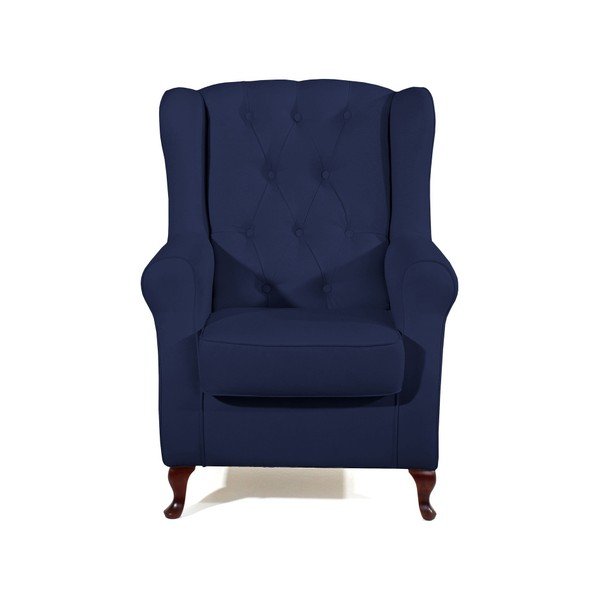 Ciemnoniebieski fotel Max Winzer Lex-image-1