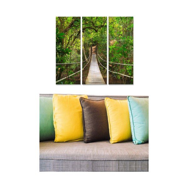 Obrazy zestaw 3 szt. 20x50 cm Forest – Wallity-image-1